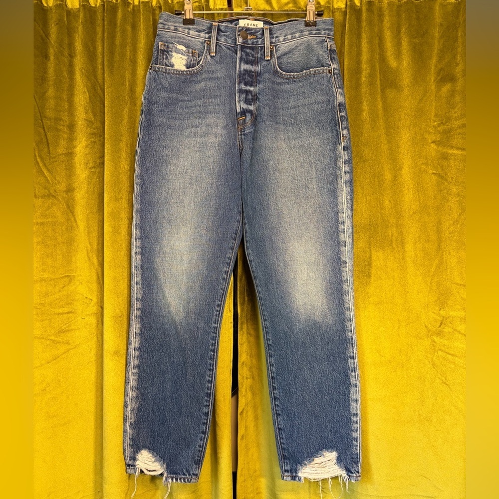 Frame Denim Le Original in Angeles Sand Fitted Straight Leg Jean. Size 26 $245 - Picture 2 of 10